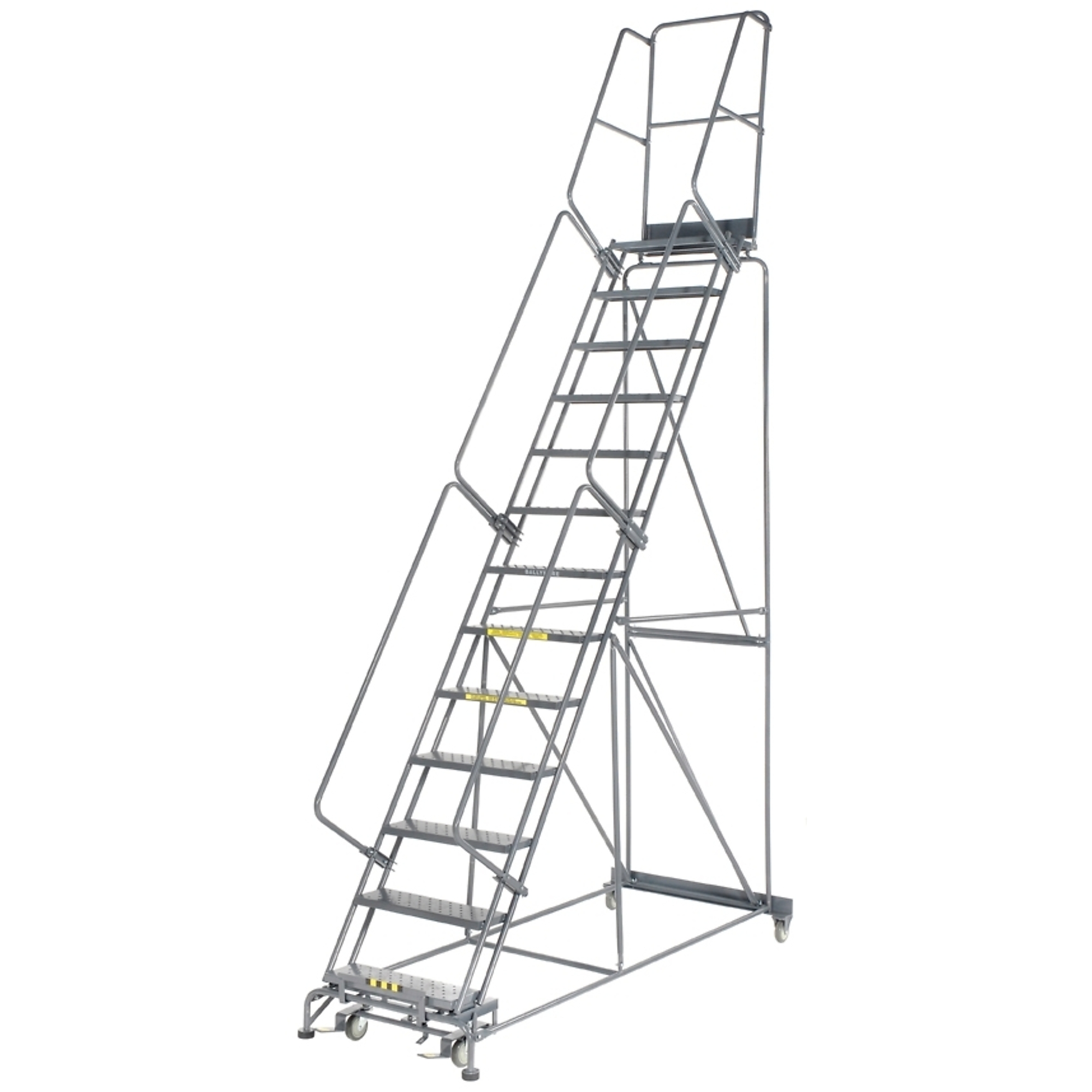 Ballymore, Rolling Ladder, Overall Height 163 in, Steps 13 Material Steel, Model# 134014P
